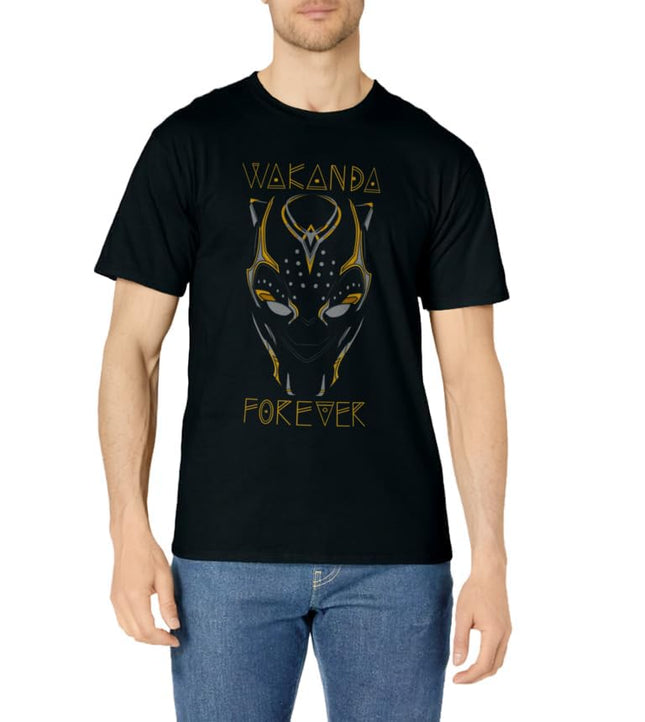 Marvel Black Panther: Wakanda Forever New Panther s Mask T-Shirt