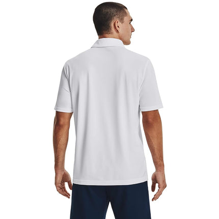 Under Armour - Mens Tech Team Polo, Color White (100), Size: 4X-Large
