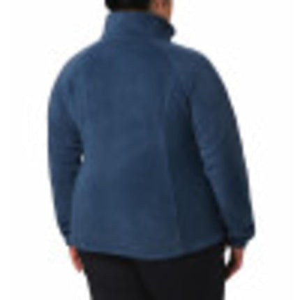 Columbia Women's Benton Springs Full Zip - Petite Fleece Jacket, Columbia Navy, XS Petite UK