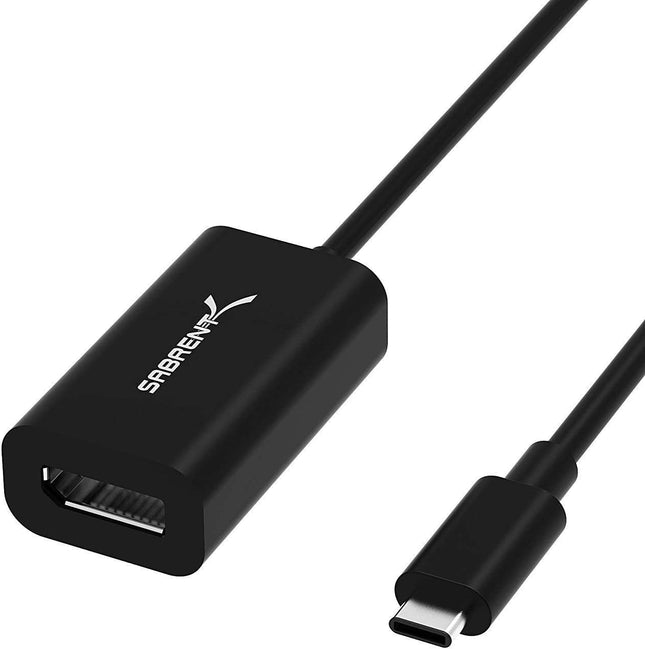 SABRENT Display Port USB C adapter, USB-C 3.2x1mon