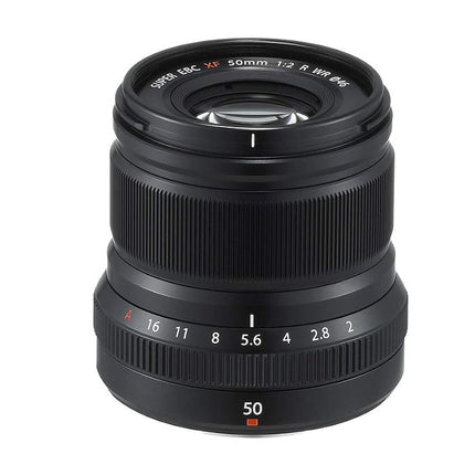 Fujifilm XF50 mm F2 R Weather Resistant Lens, Blac