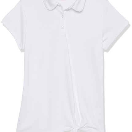 Nautica Girls' School Uniform Short Sleeve Perform