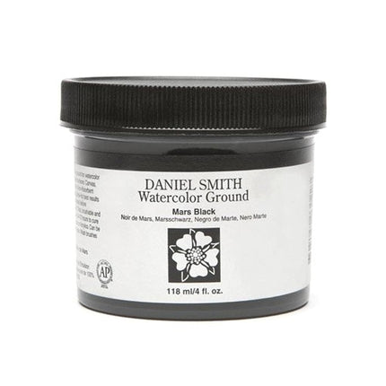 Watercolor Ground, Mars Black, 4-Ounce Jar