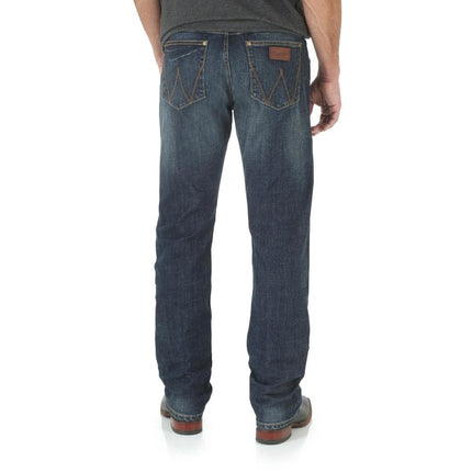 Wrangler Men's Retro Slim Fit Straight Leg Jean, B