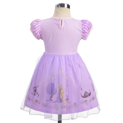 Dressy Daisy Princess Dress Up Clothes Halloween Fancy Party Tulle Skirt Summer Outfit for Baby Girls Size 2, Style 17