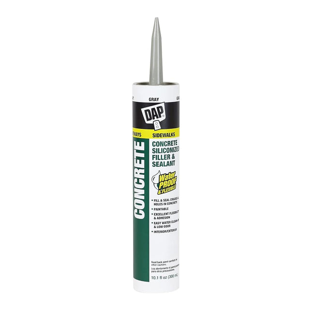 Latex Concrete Sealant, 10.1 oz, Gray