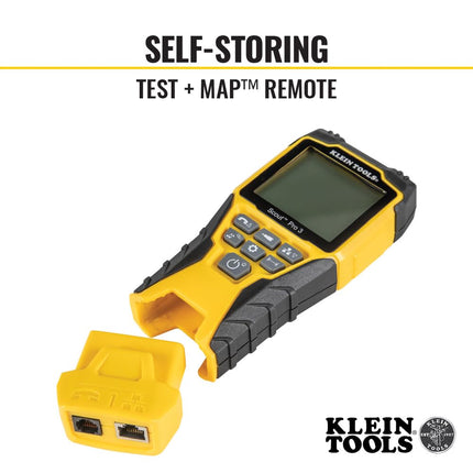 Klein Tools VDV501-851 Cable Tester Kit with Scout Pro 3 for Ethernet/Data, Coax/Video and Phone Cables, 5 Locator Remotes