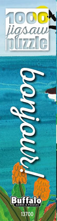 Buffalo Games - Bonjour - Beach Butterfly - 1000 Piece Jigsaw Puzzle for Adults - Challenging Puzzle Perfect for Game Nights