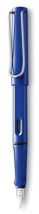 Lamy Safari Fountain Pen, Shiny Blue Barrel - Medi