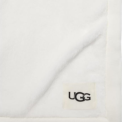 Serviette UGG Couverture Duffield Throw II UGG unisexe-adulte, Black Bear Heather, NA, Crème, Taille unique