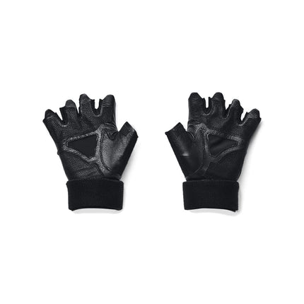 Under Armour M WEIGHTLIFTING GLOVES - Half Finger - Gloves - Black/Black/Pitch Gray - Size: MD