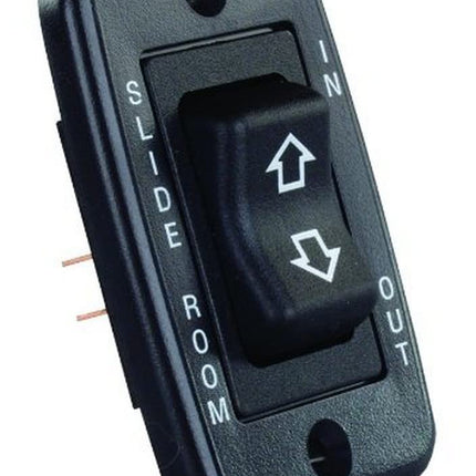 JR Products 12355 Black Low Profile Slide-Out Swit