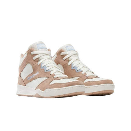 Reebok Unisex-Adult Royal Bb4500 Hi2 Sneaker, Vintage Chalk/Earth/Y2k Blue, 7 Women/5.5 Men