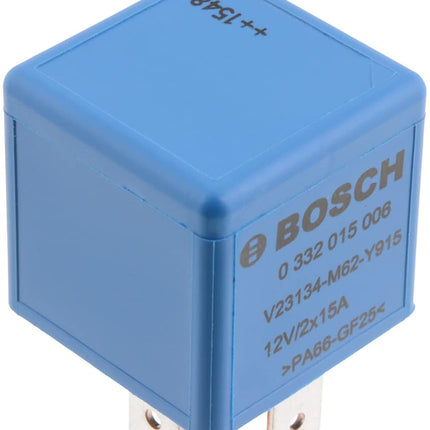 Bosch 0332015006 Mini Relay 12V 15A, IP5K4, Operat