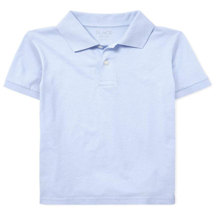 Polos à manches courtes en jersey doux pour garçons The Children's Place, Brook, Small