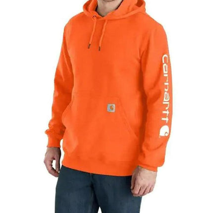 Carhartt Men's Loose Fit Midweight Sweatshirt, Brite Orange, S