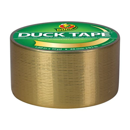 Duck Brand 280748 Color Duct Tape, Metallic Gold, 1.88 Inches x 10 Yards Each Roll, 3 Rolls