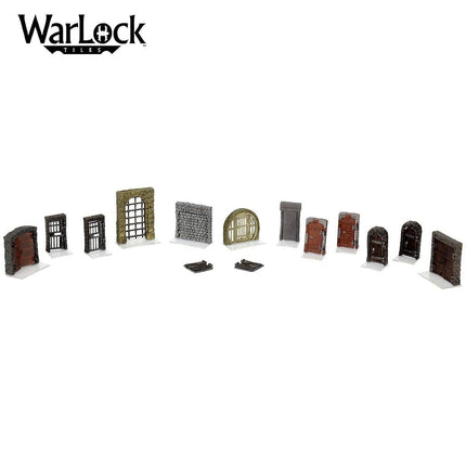 WizKids WarLock Tiles Miniatures - Doors and Archways