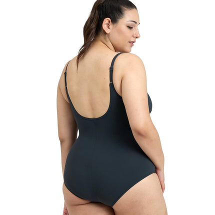 ARENA Women's Maura Swimsuit, Night Grey, 56-58