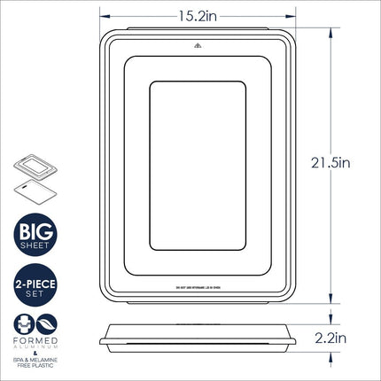 Nordic Ware Naturals Big Sheet with Lid