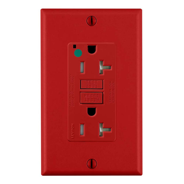 Leviton GFTR2-HGR 20A-125V Extra-Heavy Duty Hospit