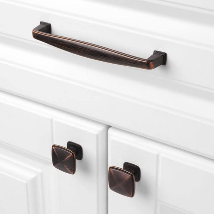 KOOFIZO 20 Pack 5 Inch Oil Rubbed Bronze Kitchen Cabinet Pulls Rubbed Bronze Cabinet Handles Bronze Cabinet Hardware for Kitchen Cabinets 1817 Drawer Dresser Cupboard Bedroom