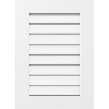 20"W x 38"H Rectangle Surface Mount PVC Gable Vent