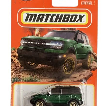 Matchbox 2022 Ford Bronco Sport (Green), 1:64 Scal
