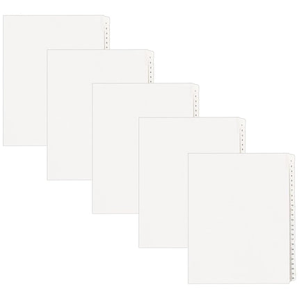 Avery 1-25 Legal Exhibit Dividers for 3 Ring Binders, 25-Tab Sets, Allstate Style, 5 Binder Divider Sets (24761)