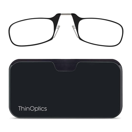 ThinOptics Folding Reading Glasses 2.50, Black, Ca