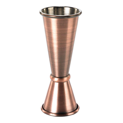 Barfly Japanese Style Jigger, 25 ml x 50 ml, Antique Copper