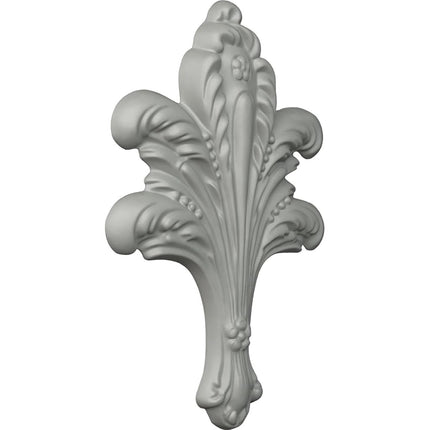 Ekena Millwork ONL06X08X01LF 6 1/4" W x 8 H x 3/4" P Leaf Bundle Onlay, Primed