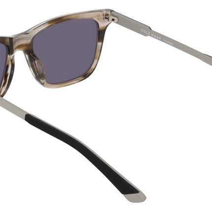 Cole Haan Men's Ch6086 Sunglasses, Smoke Horn, 54/17/145