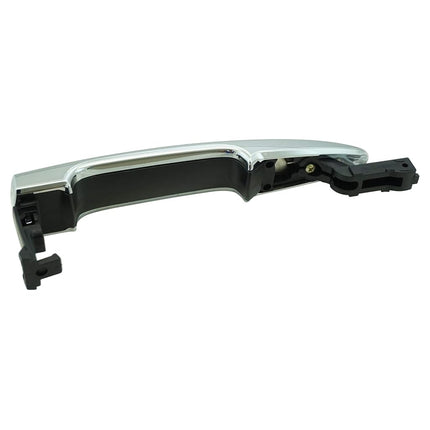 TRQ Rear Outside Exterior Door Handle Chrome LH Driver Side or RH Passenger Side Compatible with 2013-2018 Nissan Leaf / 2009-2014 Maxima / 2009-2014 Murano / 2013-2018 Sentra