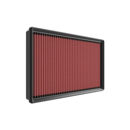 K&N Engine Air Filter: High Performance, Premium, Washable, Replacement Compatible with 2021-2022 Mercedez Benz C180/C200/C300, 33-3173, Red