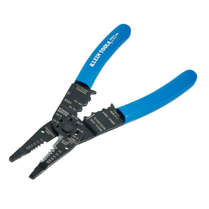 Long Nose Wire Cutter, Wire Crimper, Stripper and Bolt Cutter Multi Tool, 8-Inch Long Klein Tools 1010, Multi-Colour