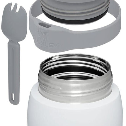 STANLEY Adventure to Go Insulated Food Jar with Cup Lid and Spork - 36oz - Stainless Steel Insulated Food Container - BPA-Free and Dishwasher Safe
