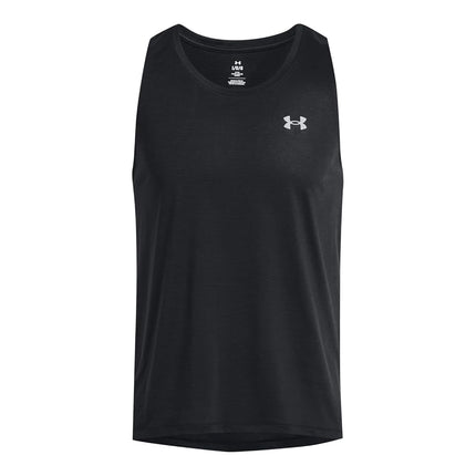 Under Armour Ua Mens Launch Singlet Black / / Refl