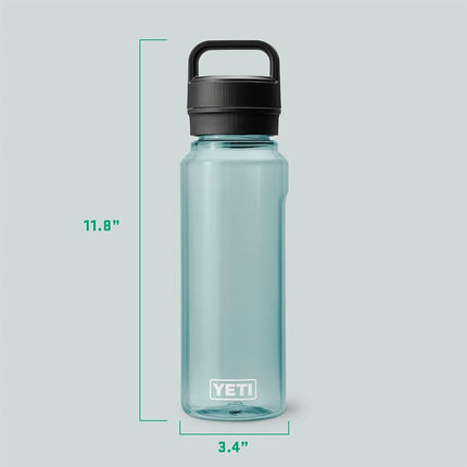 YETI Yonder 1L/34 oz Water Bottle with Leakproof Yonder Chug Cap, Seafoam