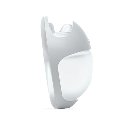 Elvie Curve Manual Wearable Breast Pump | Hands-Free, Kick-Proof, Portable Silicone Pump that Can Be Worn in-Bra for Gentle, Natural Milk Expression | Breast Feeding Essentials White