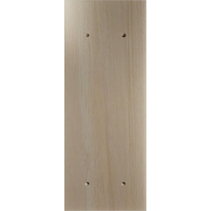 Ekena Millwork BKT03X07X09HARW 3 1/2" W x 7" D x 9" H Hamilton Traditional Bracket, Rubberwood, Rubber Wood