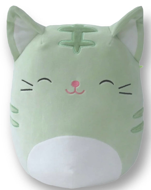 Squishmallows 7 Inch Mint Green Tabby Cat Plush Ch