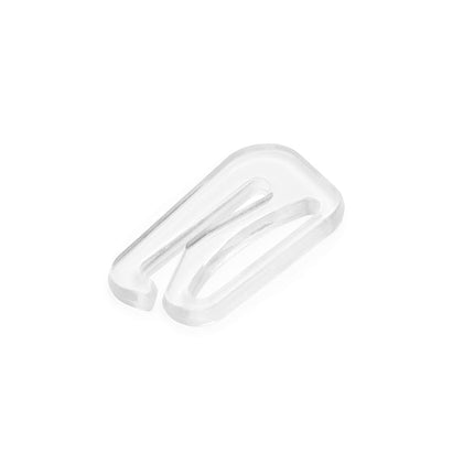 Dritz 99-34-61 Plastic Swim Suit Bra Hooks, Clear, 3/4-Inch 2-Count