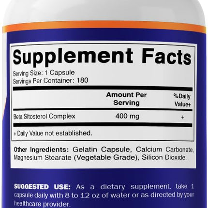 Vitamatic Beta SItosterol 400 mg 180 Capsules