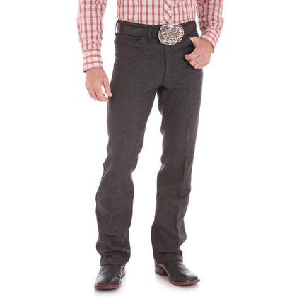 Wrangler Men's Wrancher Dress Jean, Heather Black,