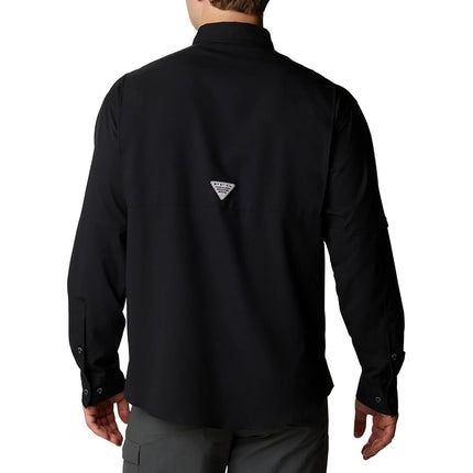 Camisa Columbia PFG Tamiami™ II de manga larga para hombre, negra - 2X Tall