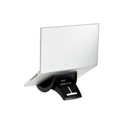 3M LX550 Vertical Notebook Computer Riser, Cable Management, 9x12x6 1/2-9 1/2, Black