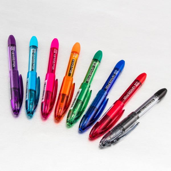 Stylo-bille Pentel Mini, pointe moyenne, grip en caoutchouc, non rechargeable, couleurs assorties (PENBK91MNBP8M) Catégorie : Stylos-bille jetables