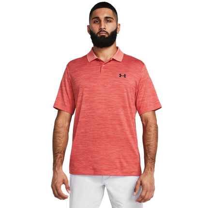 Under Armour Mens Golf Polo Shirt, (811) COHO/Blac