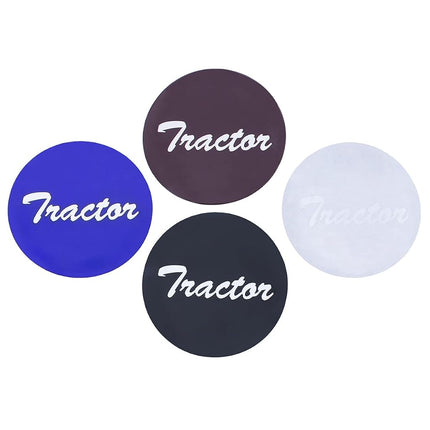 Bouton de vanne d'air de tracteur United Pacific 22991" avec autocollant brillant